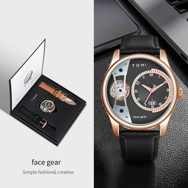 Tomi FaceGear Men’s Watch – Elegance Edition
