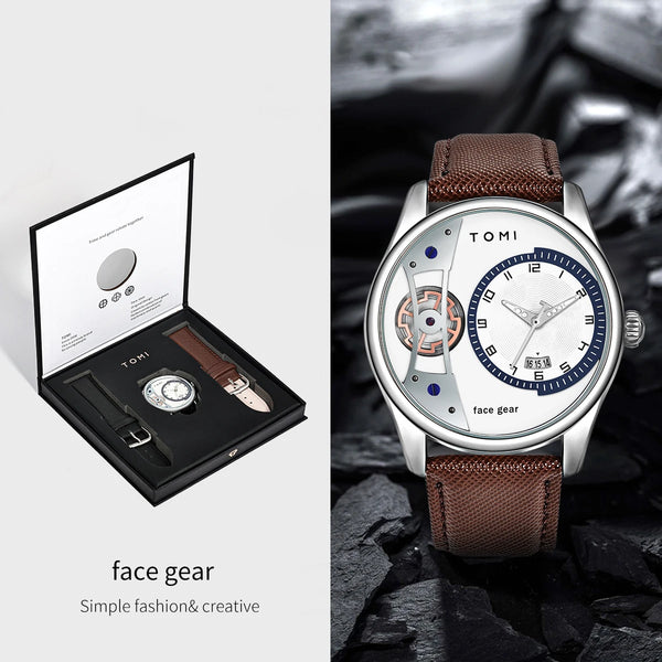 Tomi FaceGear Men’s Watch – Elegance Edition
