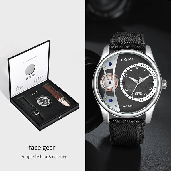 Tomi FaceGear Men’s Watch – Elegance Edition