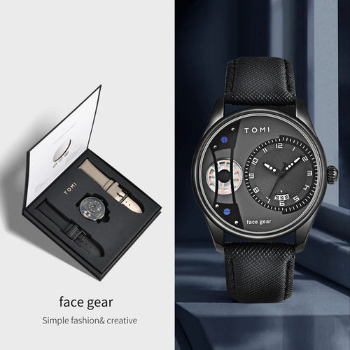 Tomi FaceGear Men’s Watch – Elegance Edition