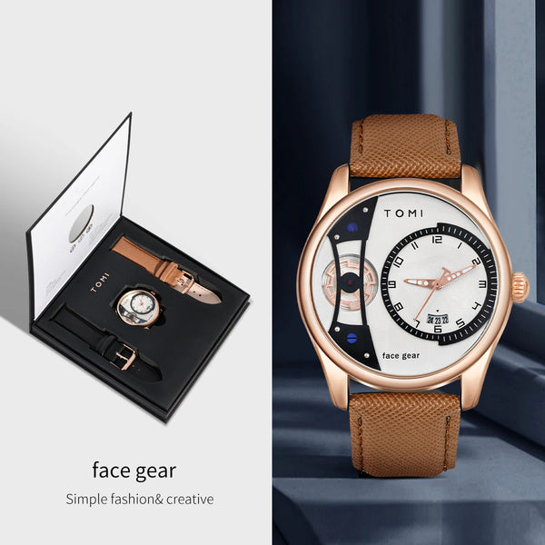 Tomi FaceGear Men’s Watch – Elegance Edition