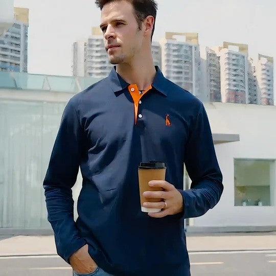 Men's Affluence Sleeve Polo Shirt