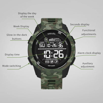 Camo Recon Military Watch