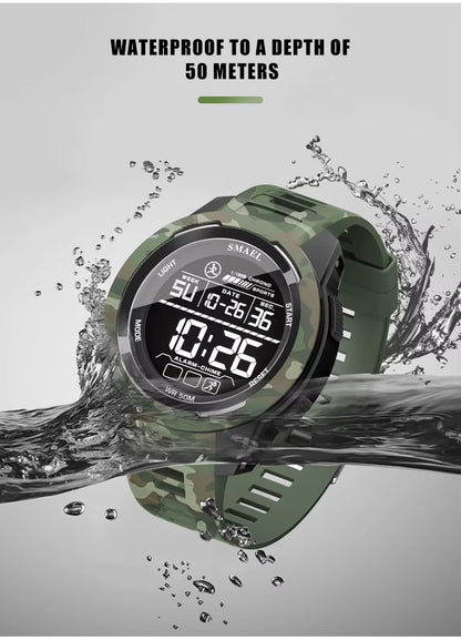 Camo Recon Military Watch